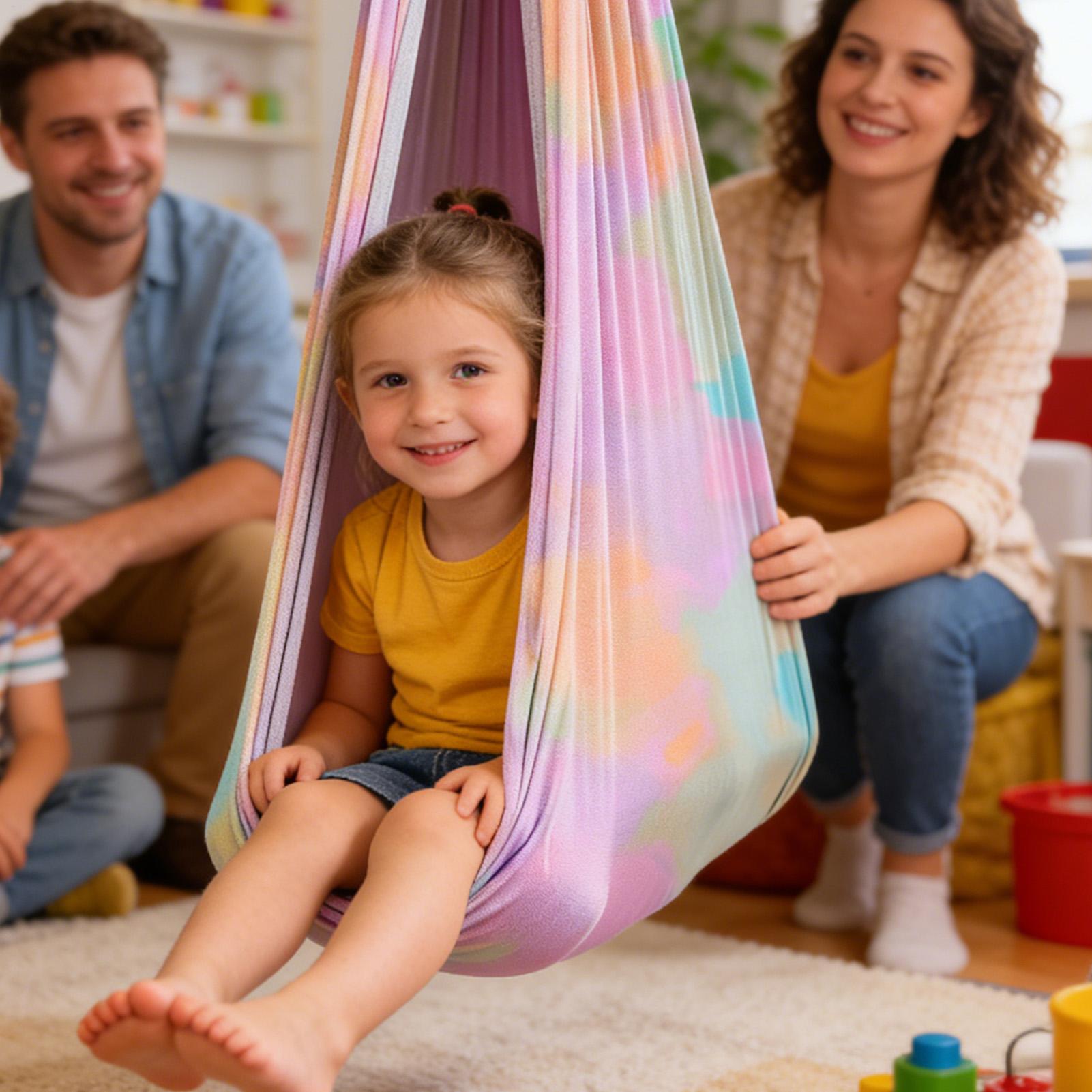 Kids Outdoor Hammock Swing - Kinderschaukel mit Hoher Belastbarkeit, Kuschelsessel, Yoga-Schaukel