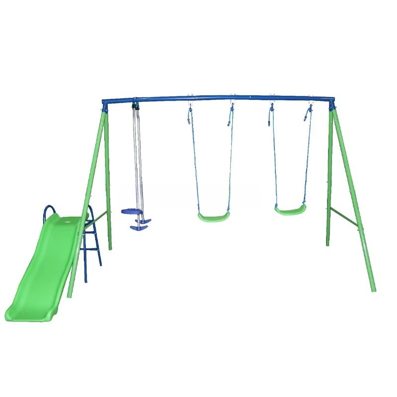 Kids Outdoor Swing And Slide - Schaukel- und Rutsche-Set für Outdoor-Kinderspiel, Rutsche
