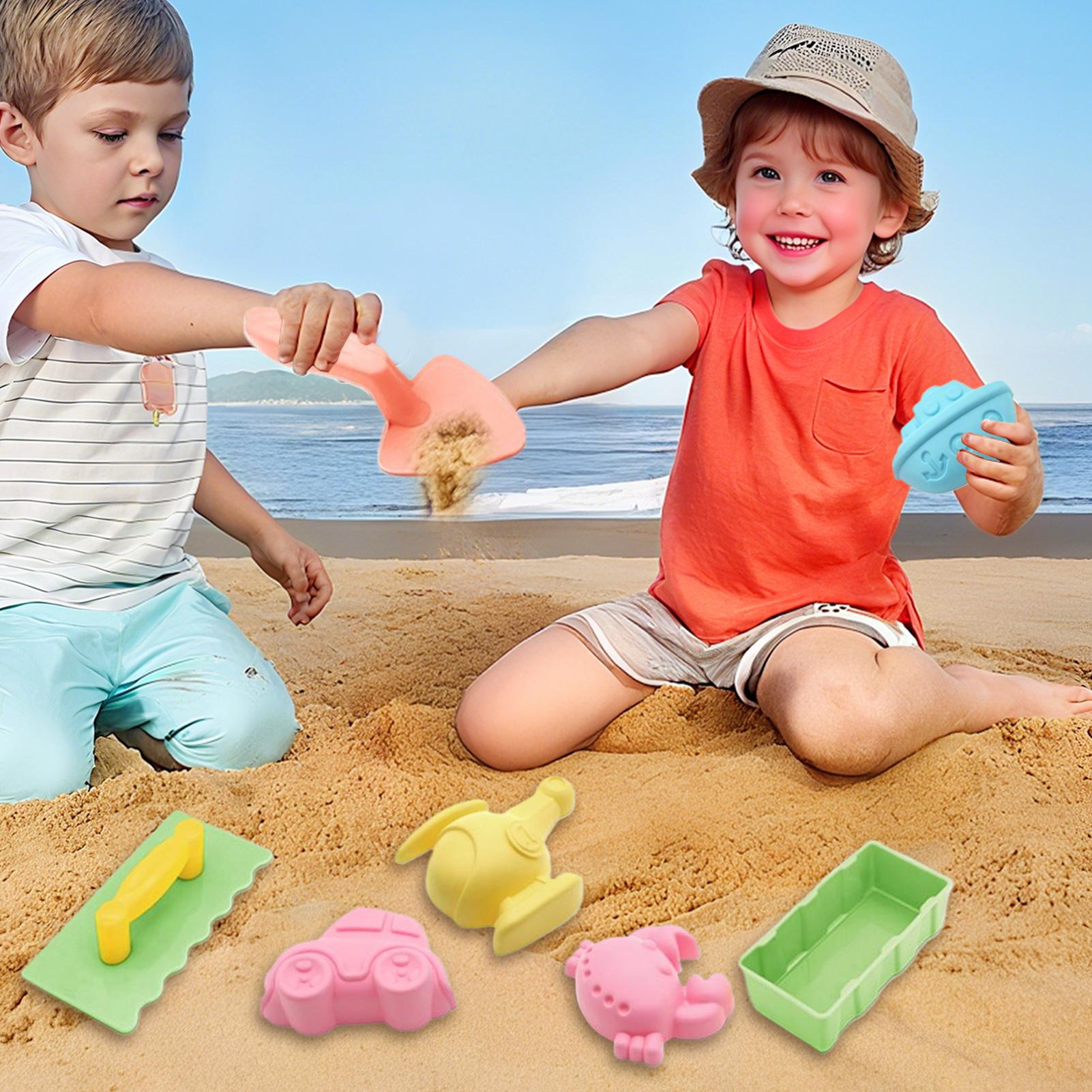 Kids Outdoor Learning Activities - Strandspielzeug im Freien, Sandkonstruktionsspielzeug, Schneeschaufel, Lernspiele