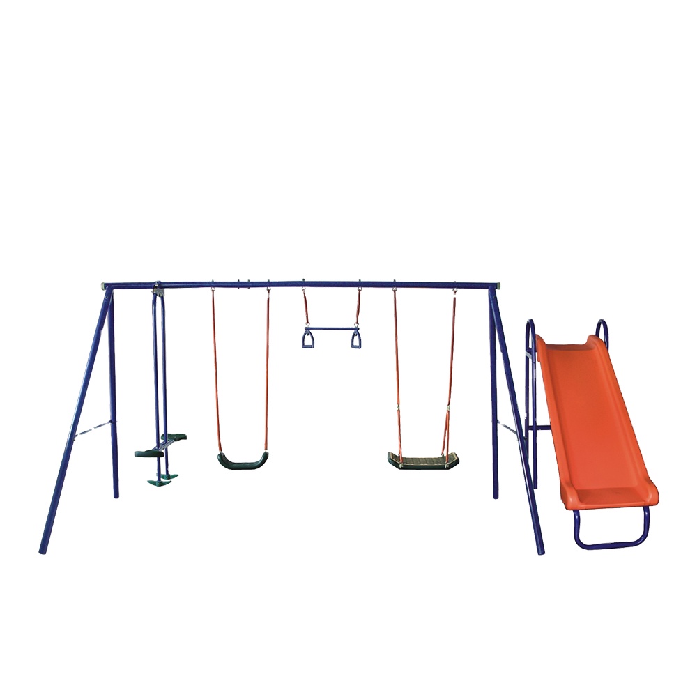 Kids Outdoor Swing And Slide - WR-Großhandel Günstiges Sechsfach-Schaukelset für den Garten: