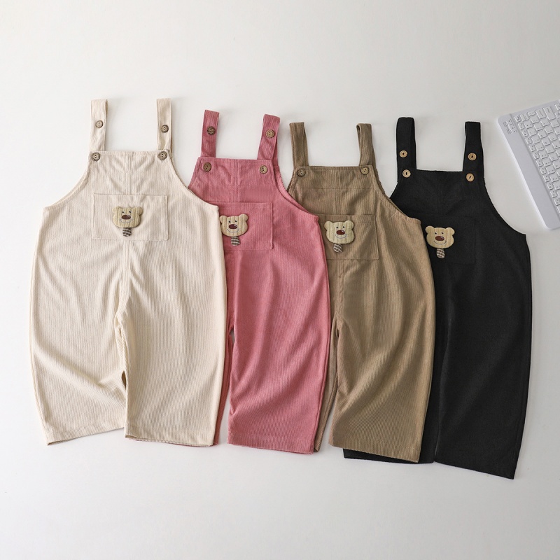 Kids Outdoor Overalls - Herbst Kinder Latzhosen aus Cord mit