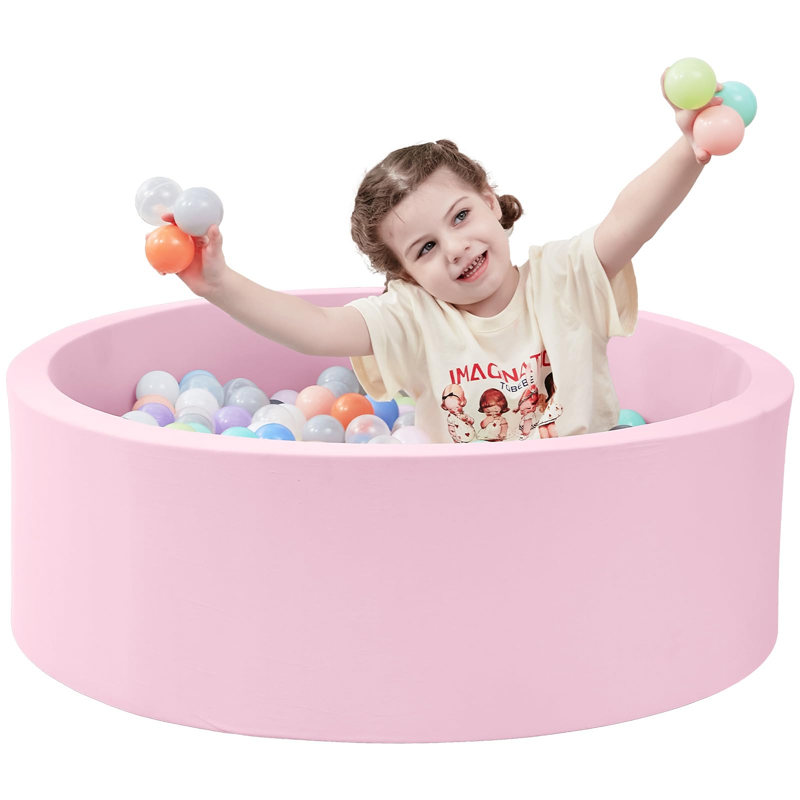 Kids Outdoor Wendy House - Schaumstoff-Baby-Bällebad für Kleinkinder, Kinder-Bällebad, Laufstall für