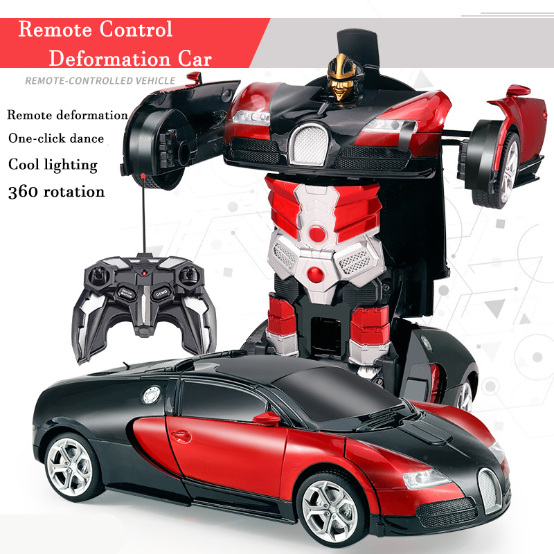Kids Outdoor Playset - 2in1 Elektrische RC Auto Transformation Roboter