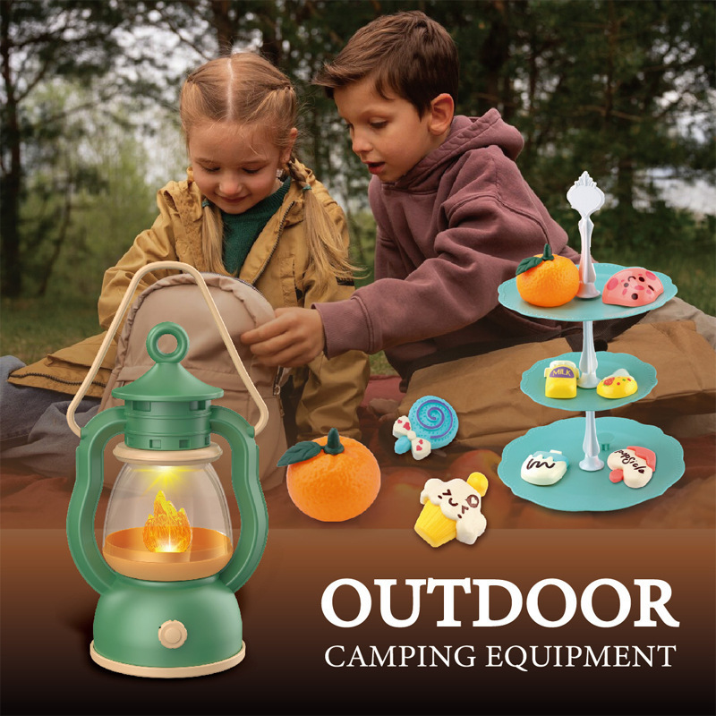 Kids Outdoor Playset - Kinder-Camping-Set, Lagerfeuer, Rollenspiel, Kleinkind-Spielzeug für Jungen
