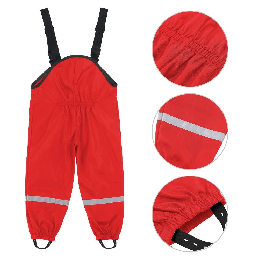 Kids Outdoor Overalls - Kinder PU Wasserdichte Regenhose Frühling Atmungsaktive