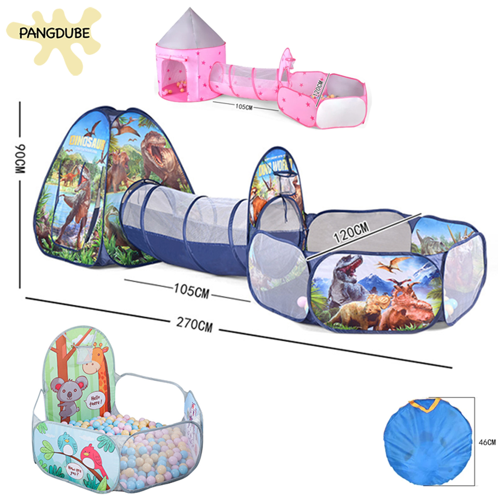 Kids Outdoor Wendy House - PANGDUBE Kinder-Spielzelt, faltbares Raumschiff-Tunnel-Spielhaus, für drinnen