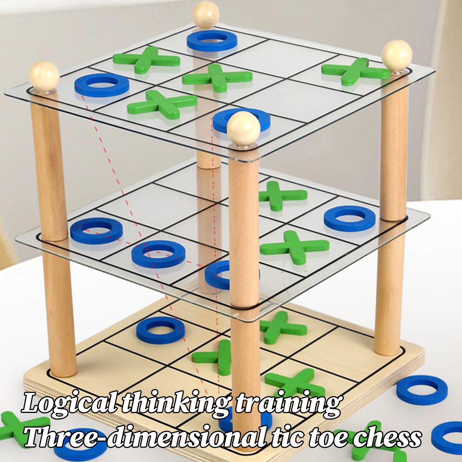 Kids Outdoor Learning Activities - Connect Brettspiele 3D Strategisches Spielzeug Lernaktivitäten