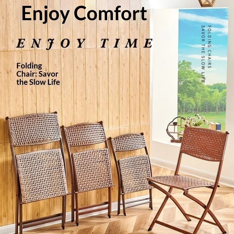 Tragbarer Klappbarer Rattan-Es – Kids Outdoor Folding Chair Bewertung und Preis