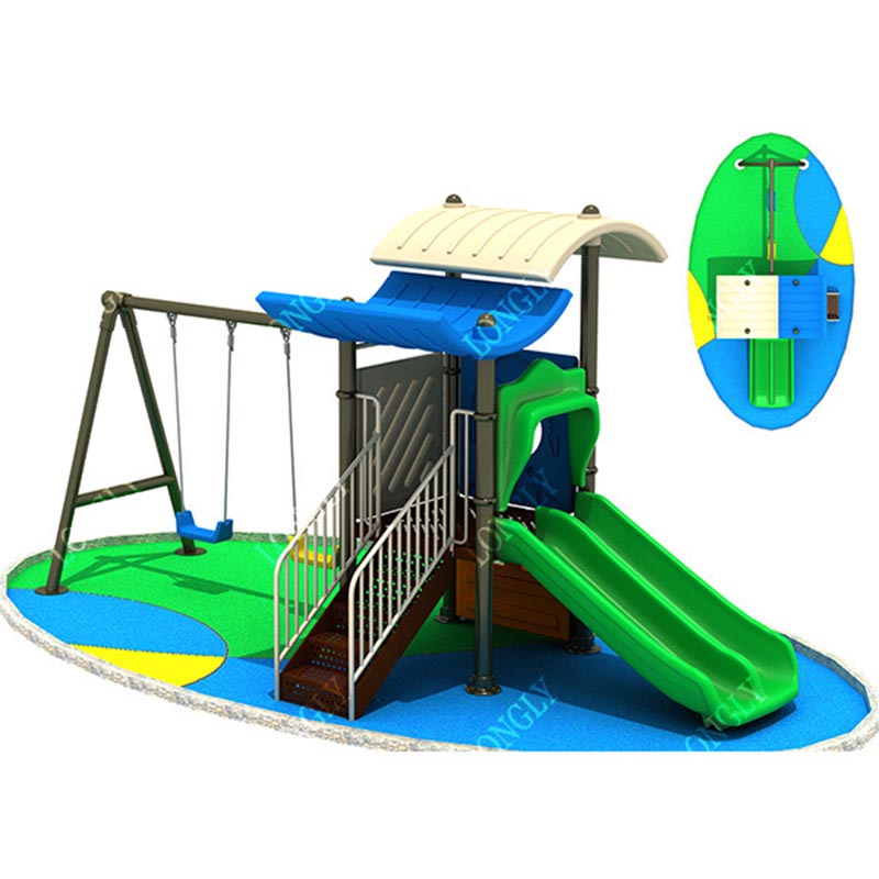 Modische Kinderrutsche mit Sch – Kids Outdoor Swing And Slide Bewertung und Preis
