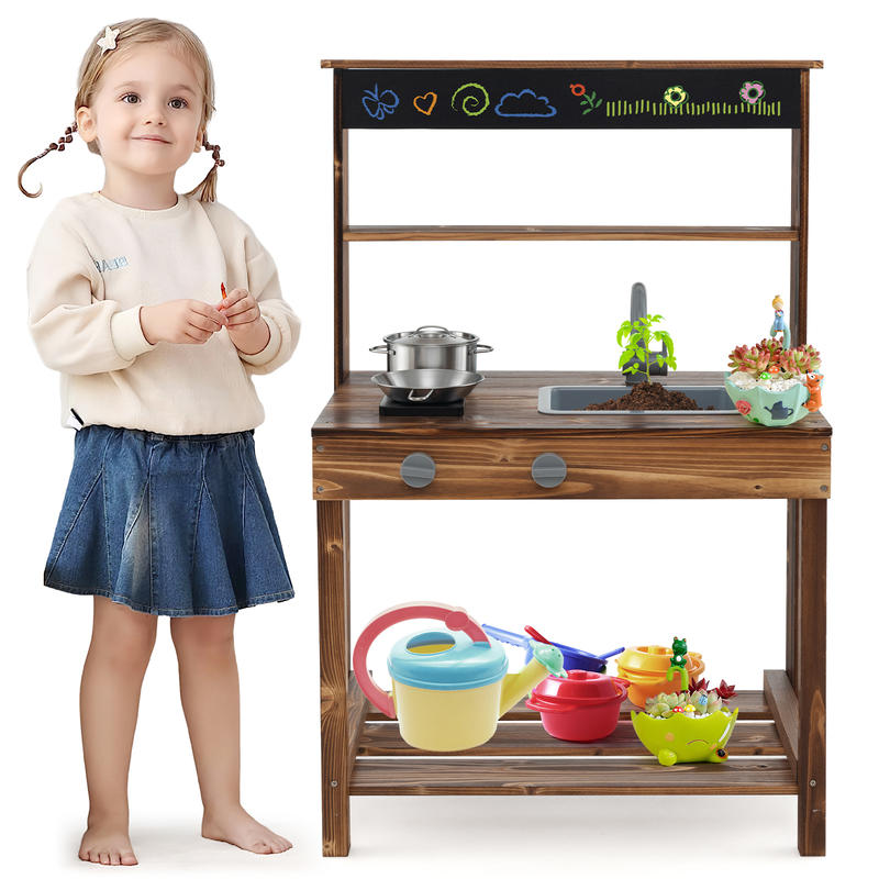 Outdoor-Schlammküche für Kinde – Kids Outdoor Sink Bewertung und Preis