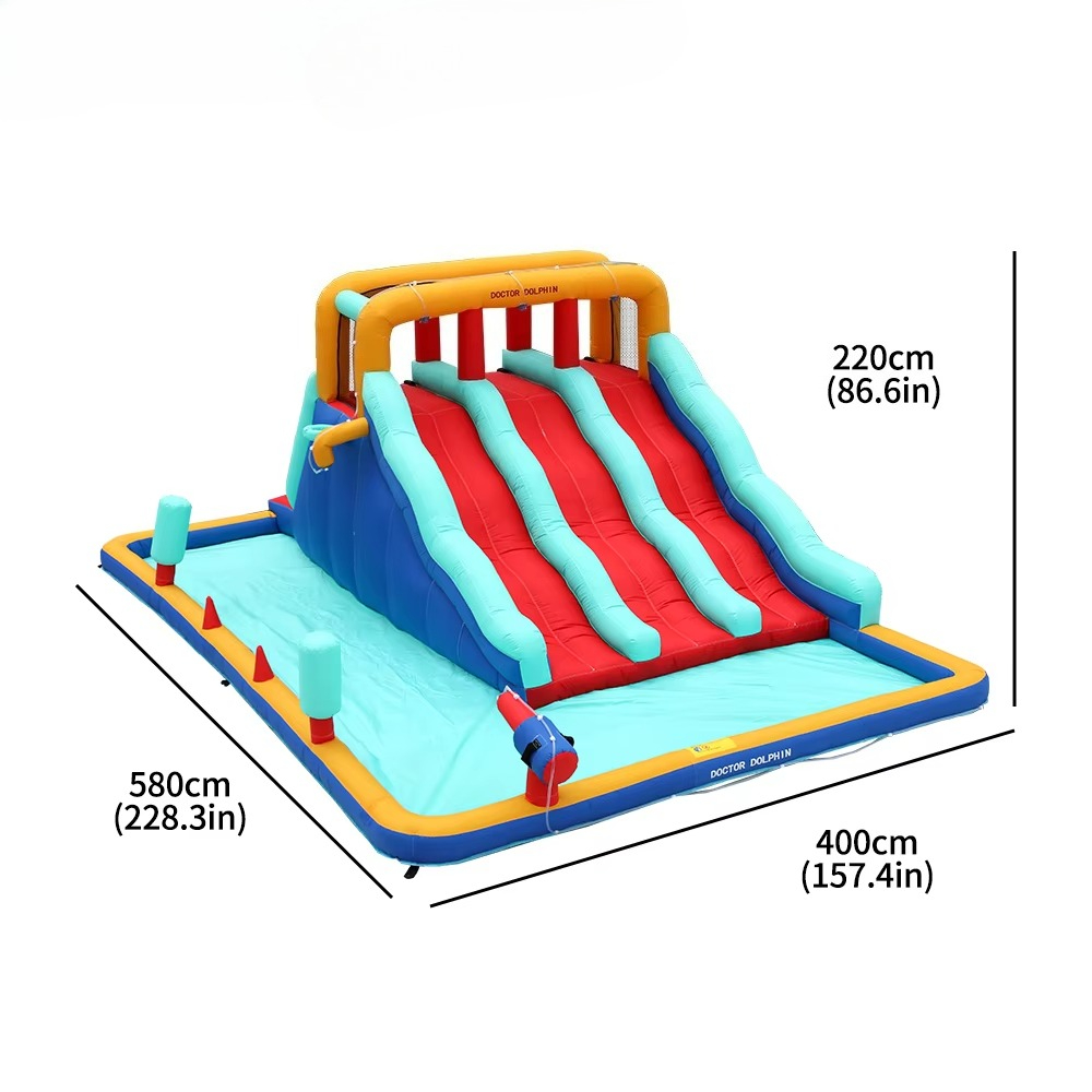 Aufblasbare Hüpfburg für den A – Kids Outdoor House With Slide Bewertung und Preis