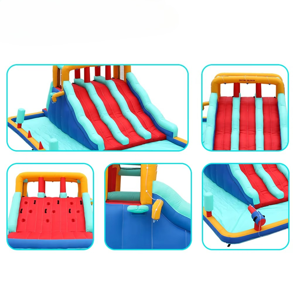 Aufblasbare Hüpfburg für den A – Kids Outdoor House With Slide Bewertung und Preis