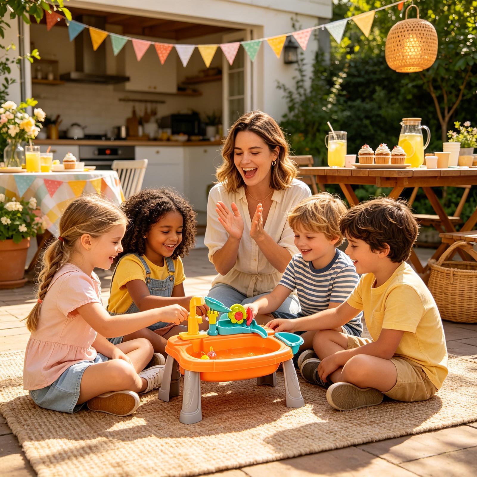 Automatischer, batteriebetrieb – Kids Outdoor Sink Bewertung und Preis