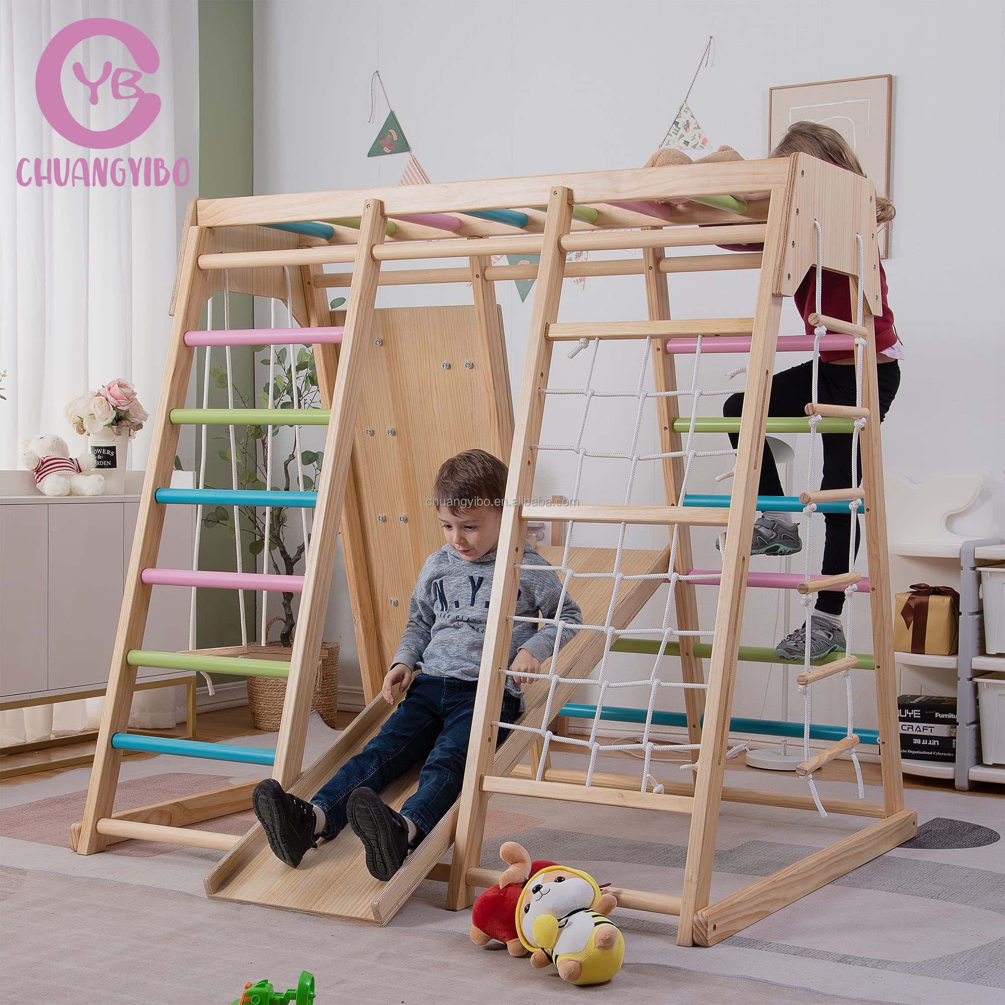 Kletterwände für Vergnügungspa – Kids Outdoor Swing And Slide Bewertung und Preis