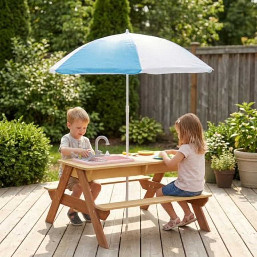 Outdoor-Kinder-Picknicktisch m – Kids Outdoor Sink Bewertung und Preis