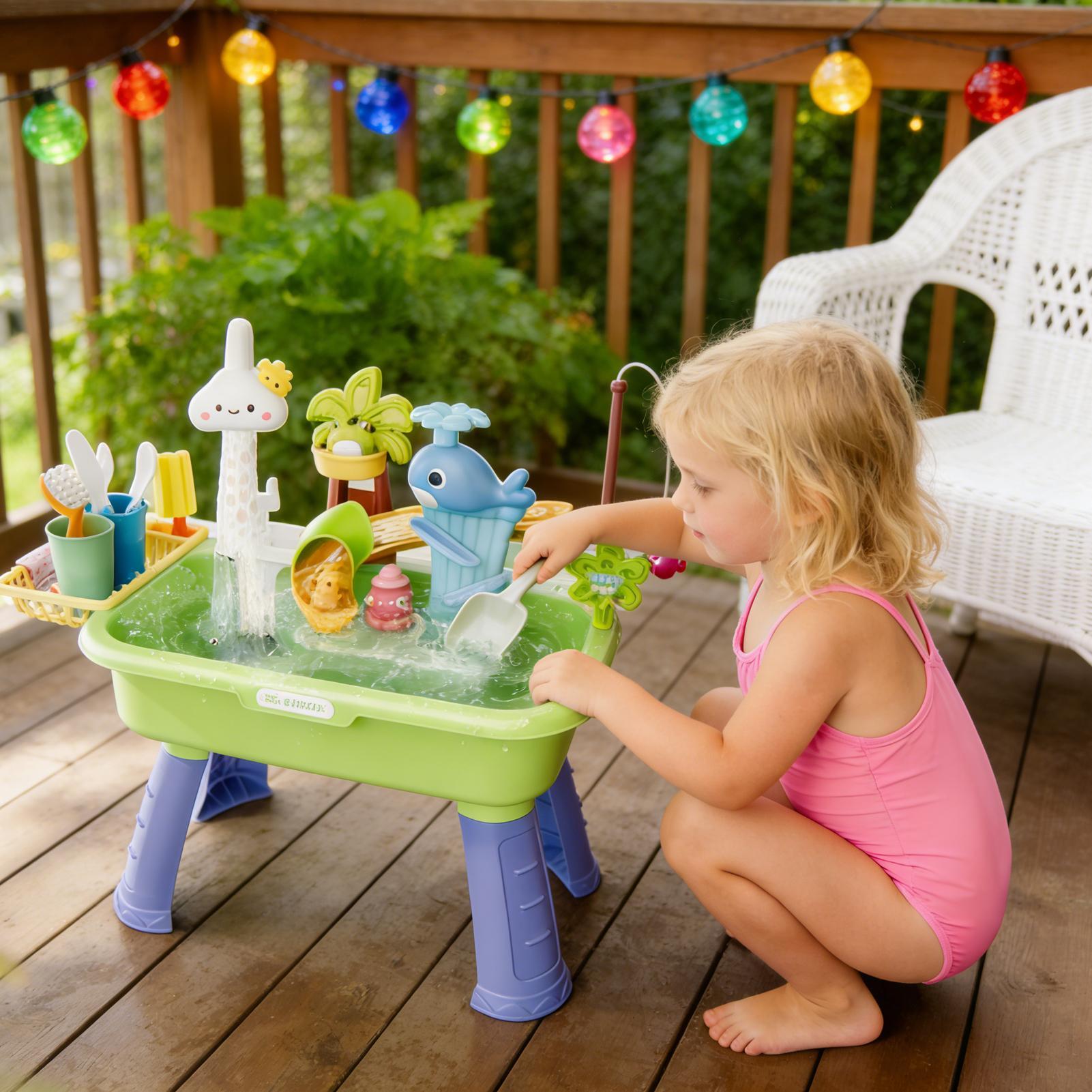 Wasserspieltisch Küchen-Spielz – Kids Outdoor Sink Bewertung und Preis