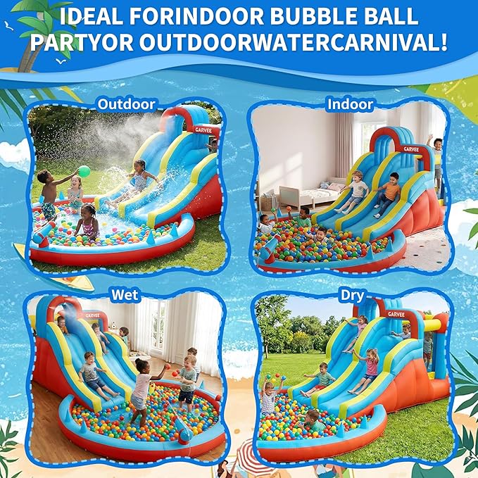 Ganzjähriger 8-in-1 aufblasbar – Kids Outdoor Playset Bewertung und Preis