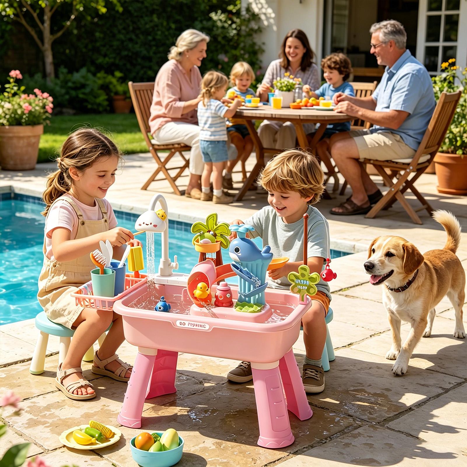 Wasserspieltisch für Kinder mi – Kids Outdoor Sink Bewertung und Preis