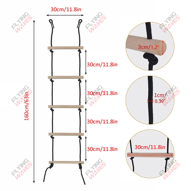 Kinder Klettern Seil Leiter Ho – Kids Outdoor Swing And Slide Bewertung und Preis