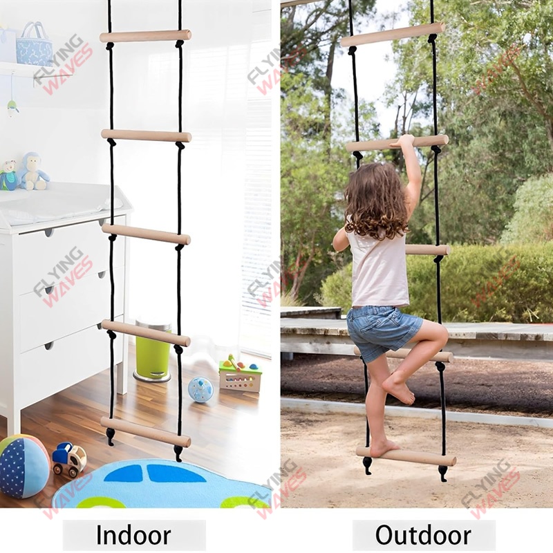 Kinder Klettern Seil Leiter Ho – Kids Outdoor Swing And Slide Bewertung und Preis