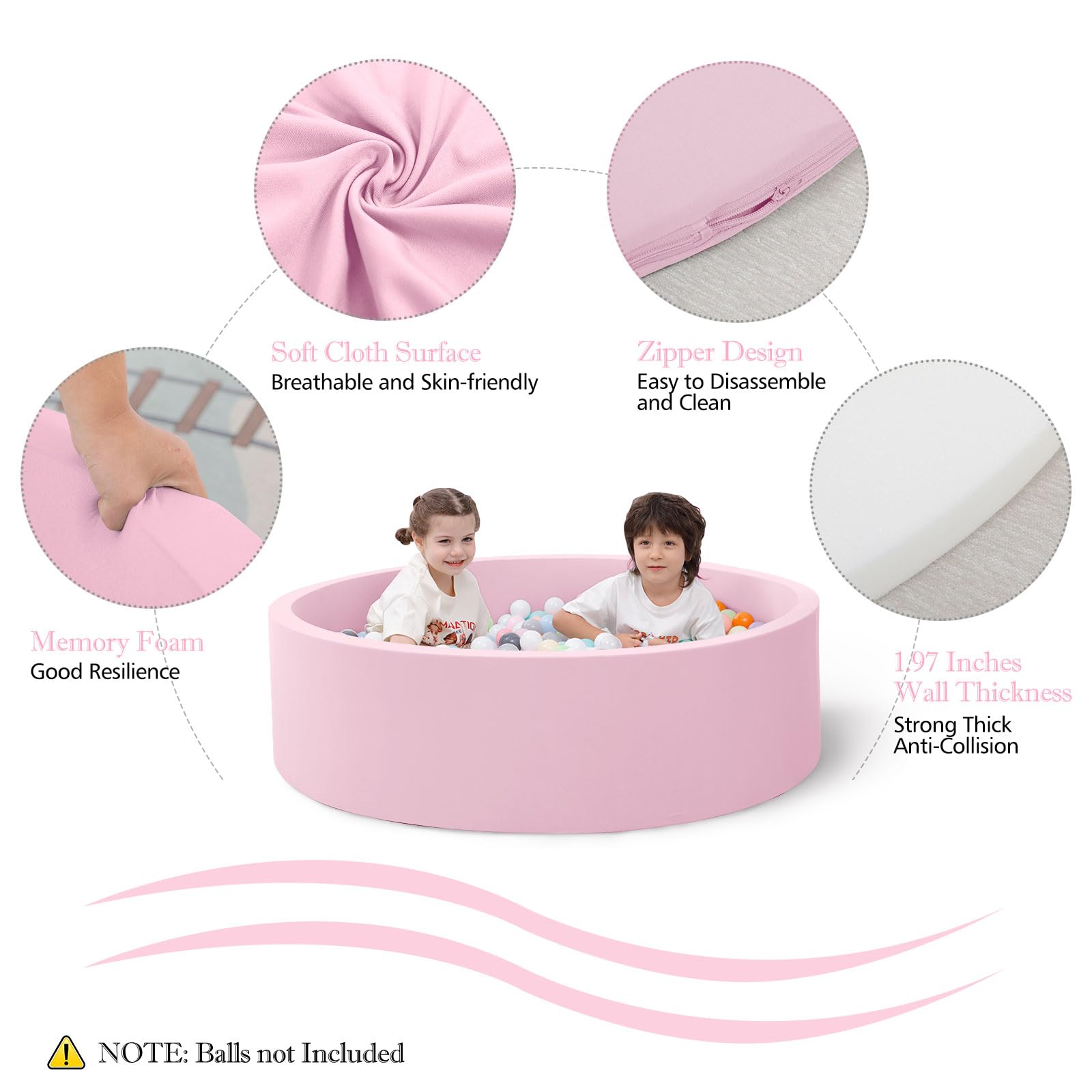 Schaumstoff-Baby-Bällebad für  – Kids Outdoor Wendy House Bewertung und Preis