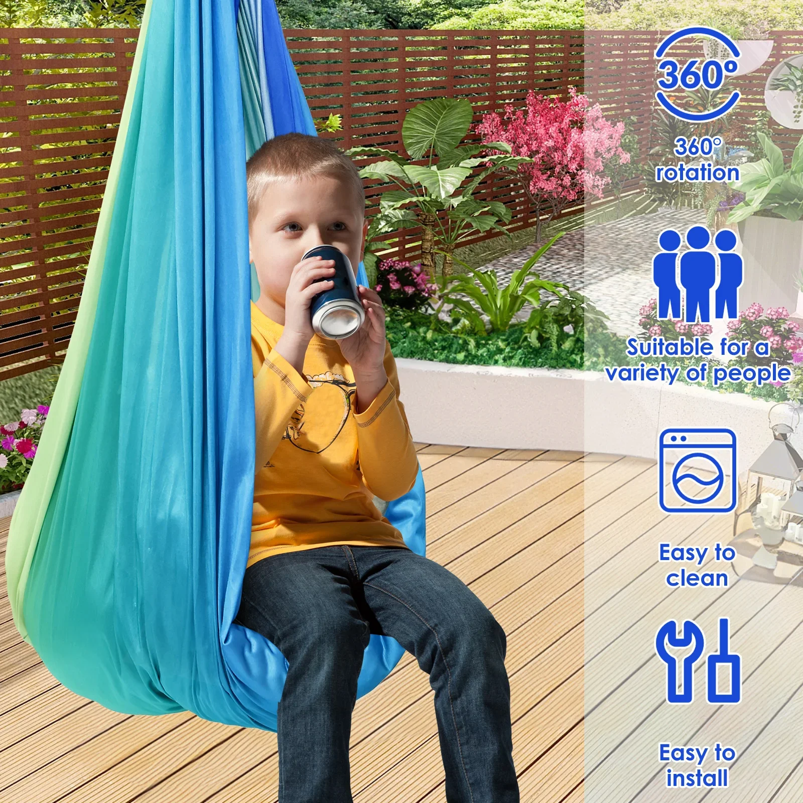 Sensorische Schaukel Komfortab – Kids Outdoor Swing And Slide Bewertung und Preis