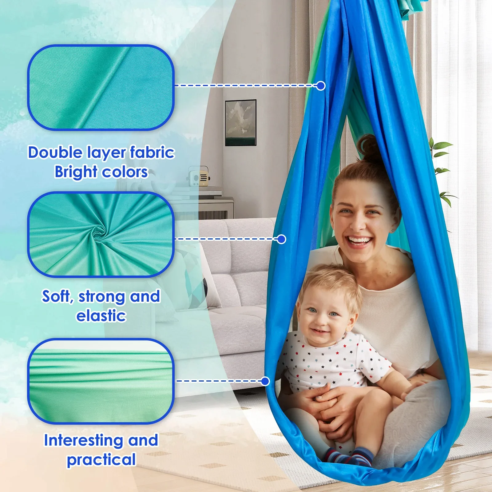 Sensorische Schaukel Komfortab – Kids Outdoor Swing And Slide Bewertung und Preis
