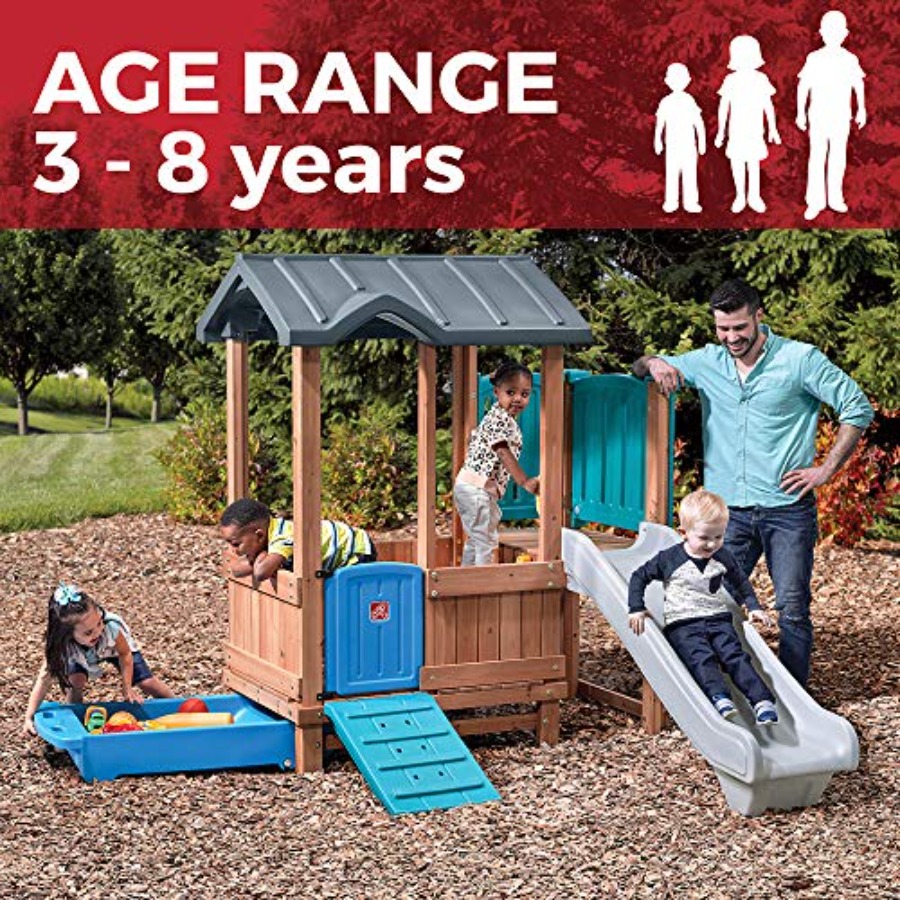 Woodland Adventure Spielhaus & – Kids Outdoor Swing And Slide Bewertung und Preis