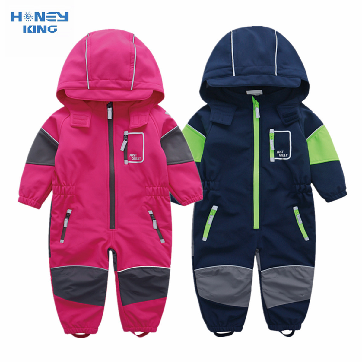 Honeyking Kinder Soft shell Ov – Kids Outdoor Overalls Bewertung und Preis