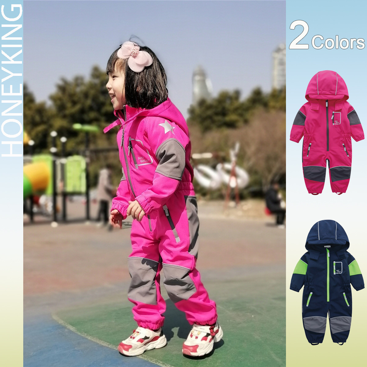 Honeyking Kinder Soft shell Ov – Kids Outdoor Overalls Bewertung und Preis