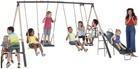Outdoor-Spielset für Kinder au – Kids Outdoor Swing And Slide Bewertung und Preis