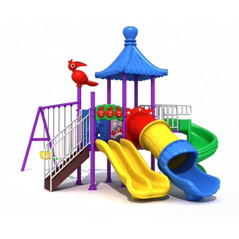 Großhandel Niedriger Preis Out – Kids Outdoor Swing And Slide Bewertung und Preis