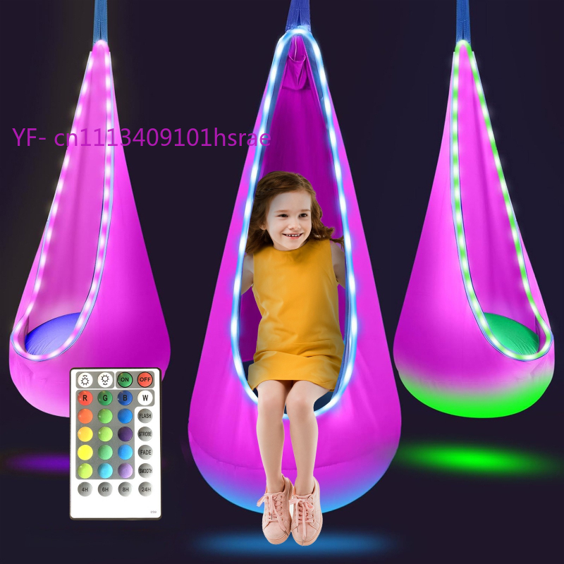 Leuchtende LED-Aufblasbare Hän – Kids Outdoor Hammock Swing Bewertung und Preis
