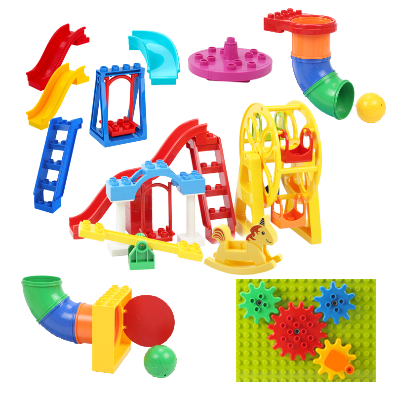 Große Bausteine Spielplatz Pip – Kids Outdoor Swing And Slide Bewertung und Preis