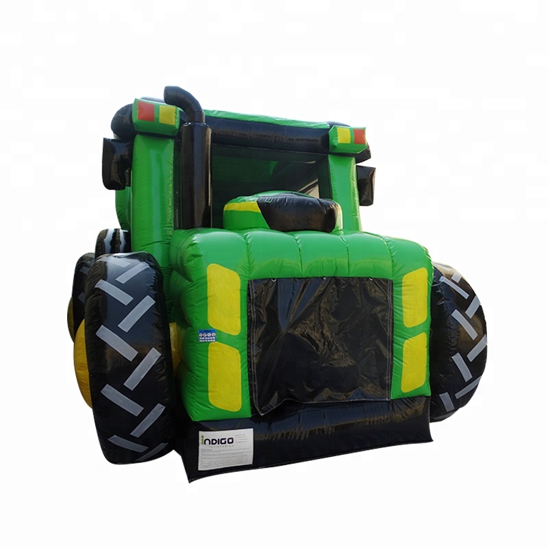 Aufblasbarer Traktor-Hindernis – Kids Outdoor House With Slide Bewertung und Preis
